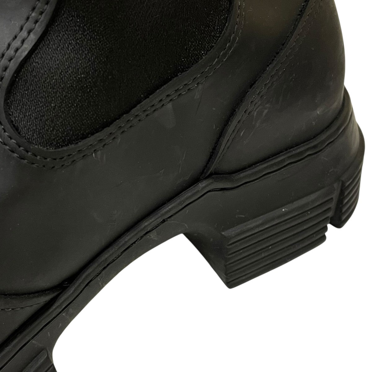 Ganni Recycled Rubber City Bootラバーチェルシーブーツ ショートブーツ 古着・中古-9枚目のアイテム画像