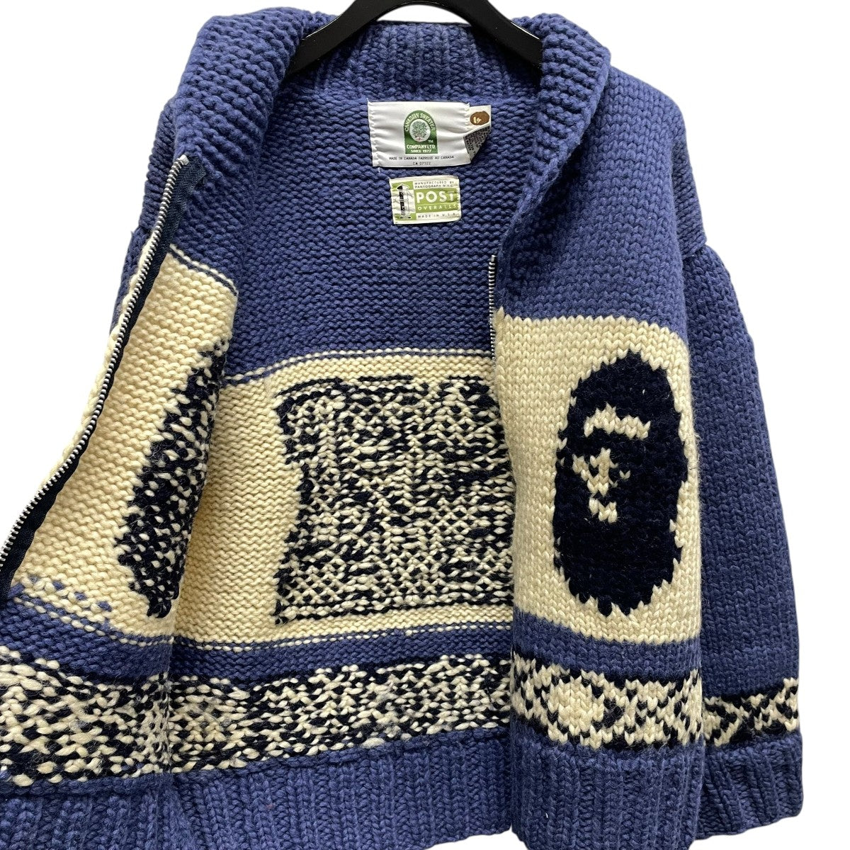 90’S×APE×POST OVERALLSニットジャケット