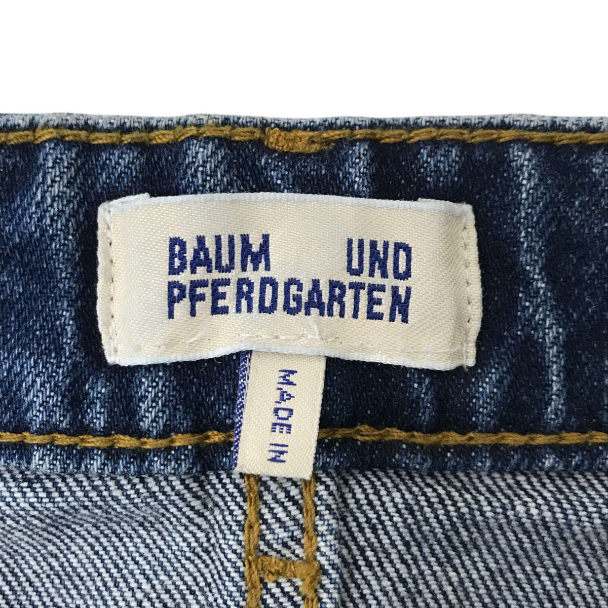 BAUM UND PFERDGARTEN ダメージ加工デニムパンツ 古着・中古-4枚目のアイテム画像