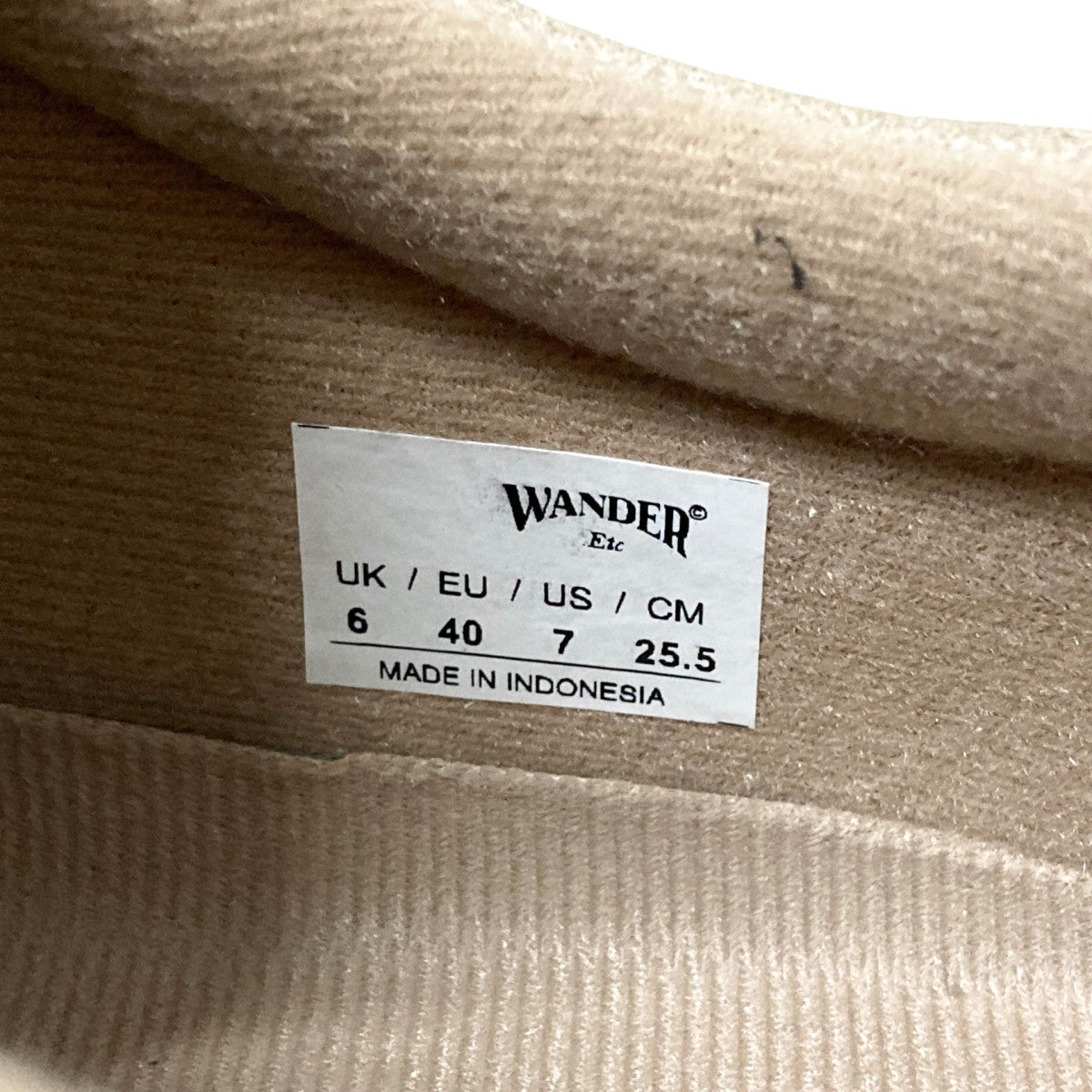 AP STUDIO Wander etc．ワラビーシューズ24093587007130 古着・中古-5枚目のアイテム画像