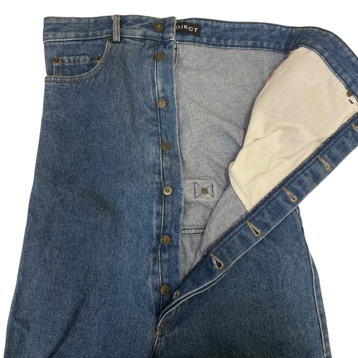 Y． PROJECT ハイウエストデニムパンツデニムパンツ 古着・中古-4枚目のアイテム画像