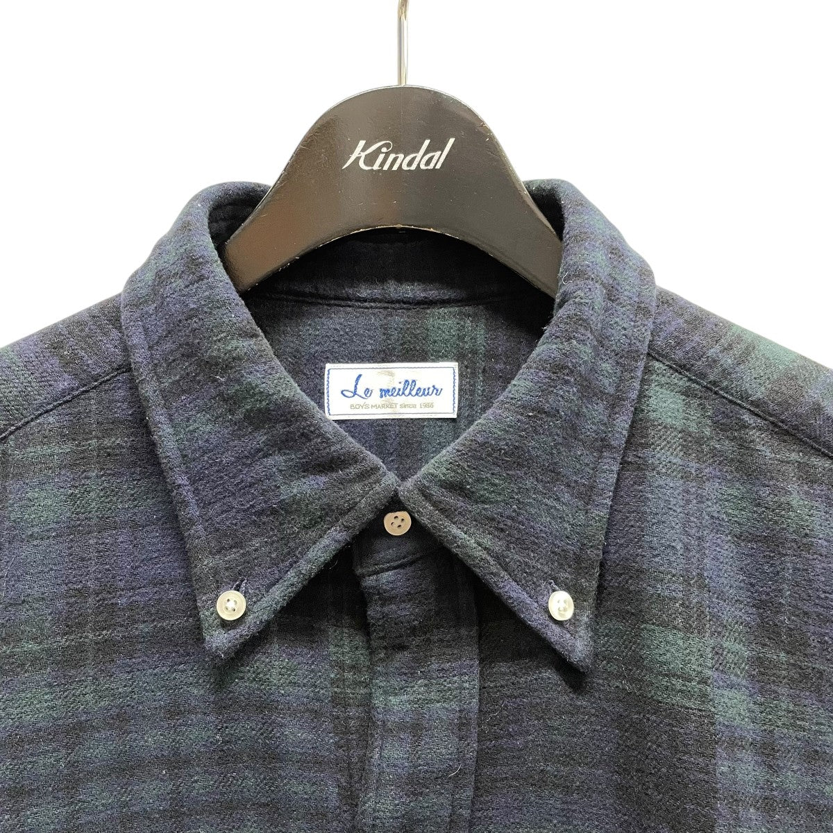 Boys Market Original Double Weave Black Watch Patchworkシャツ