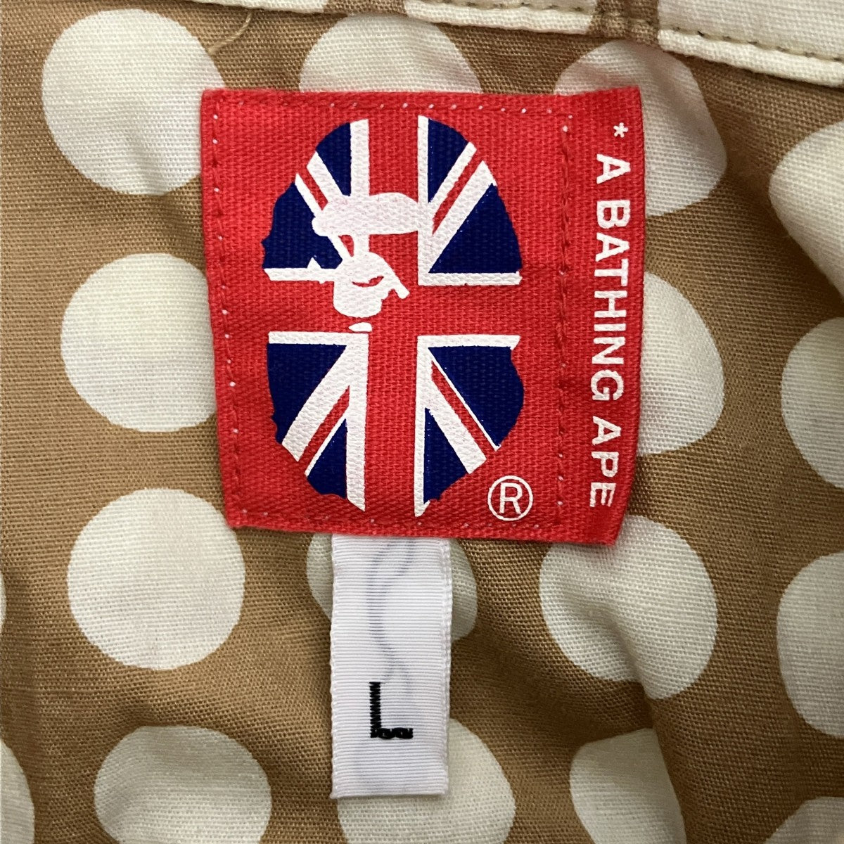 A BATHING APE ドット半袖シャツ 古着・中古-3枚目のアイテム画像