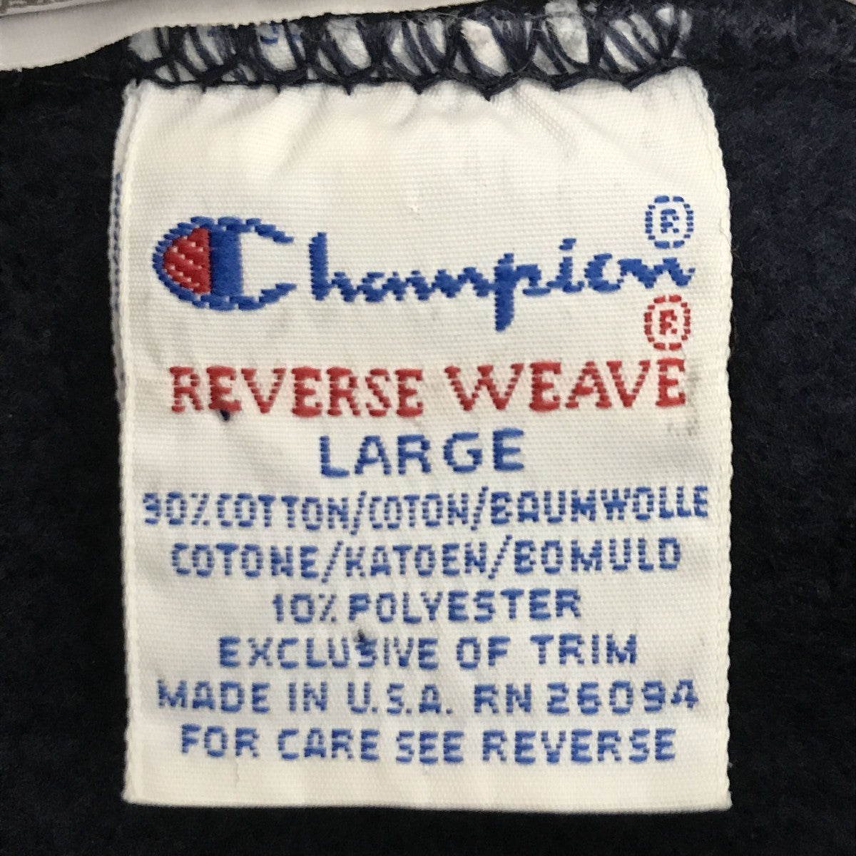 A BATHING APE 90’S Champion REVERSE WEAVEトレーナー 古着・中古-3枚目のアイテム画像