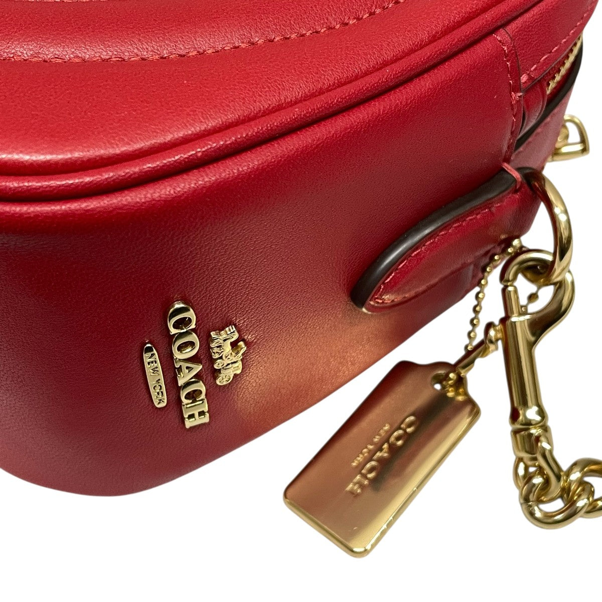 COACH puffy heartショルダーバッグC2812 古着・中古-4枚目のアイテム画像