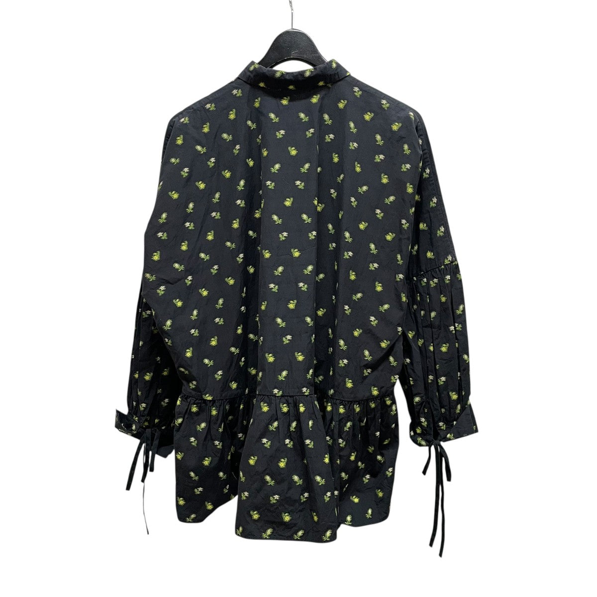 cotton shirt花柄ブラウス