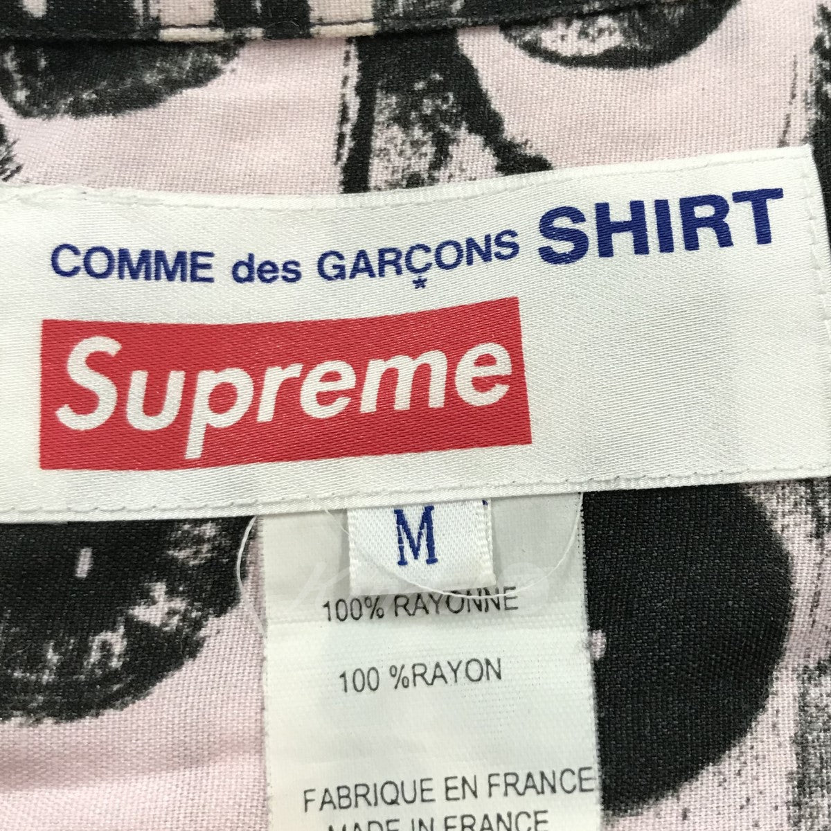 SUPREME×COMME des GARCONS SHIRT 17SS「Eyes Rayon Shirt」アイズ ...