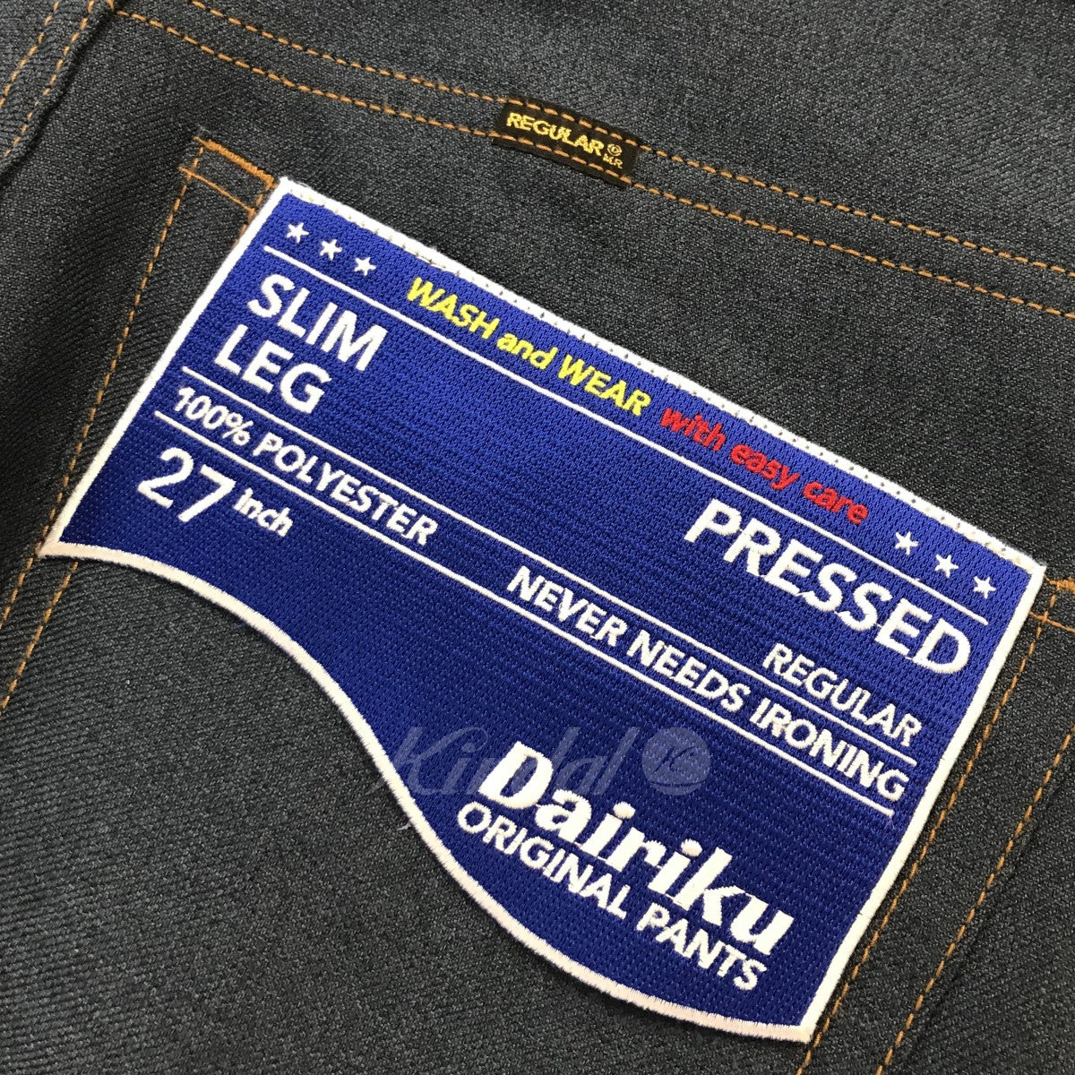 DAIRIKU(ダイリク) 21AW「Straight Flasher Pressed Pants」ストレート