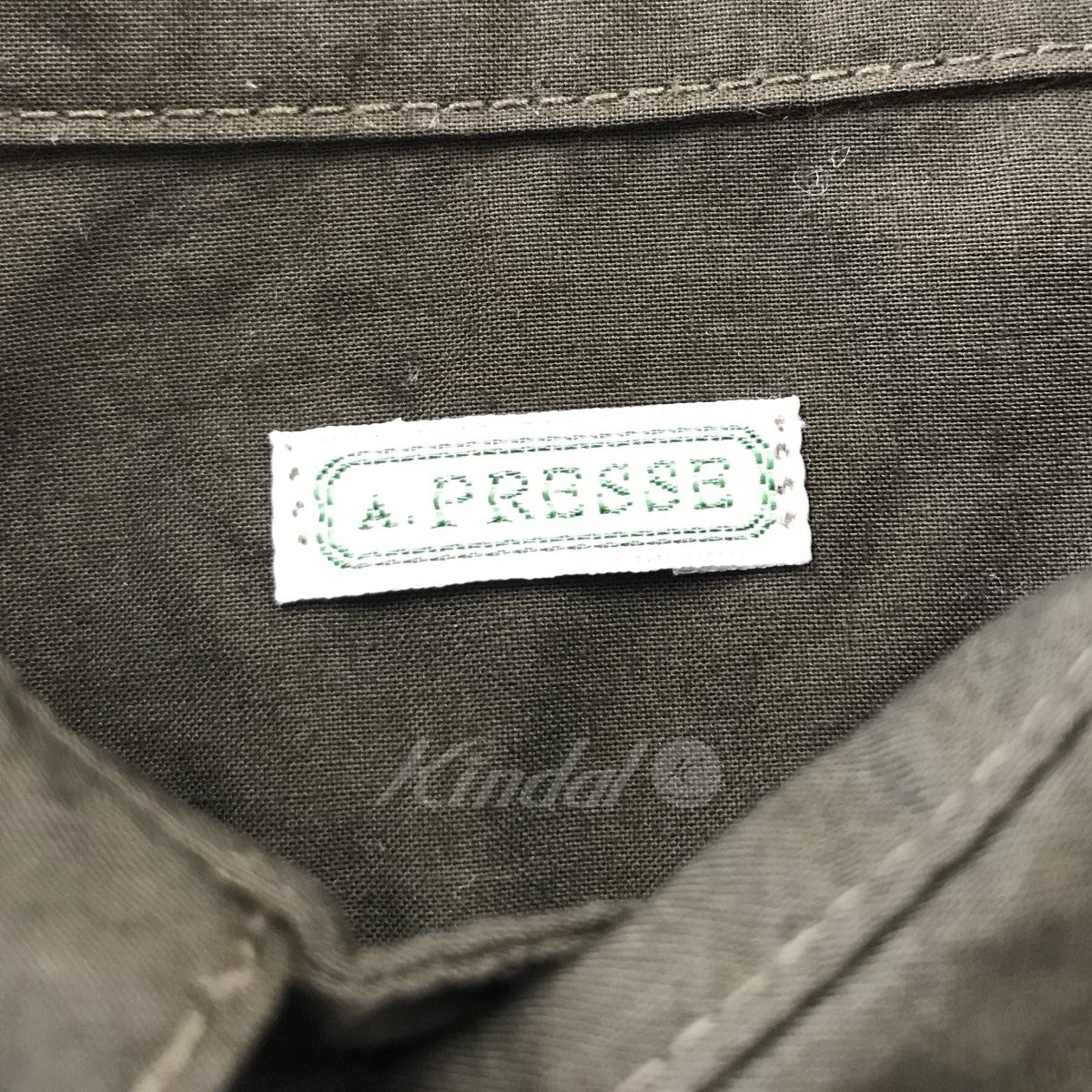 A．PRESSE(アプレッセ) 22AW「Over Dyeing Military Shirt」オーバー ...