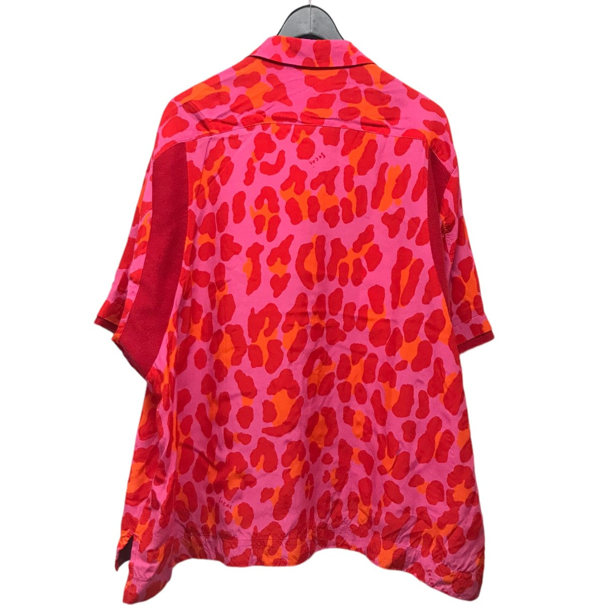 sacai(サカイ) 22SS「Leopard Print Bowling Shirt」 レオパードプリントボーリング半袖シャツ 22-02795M