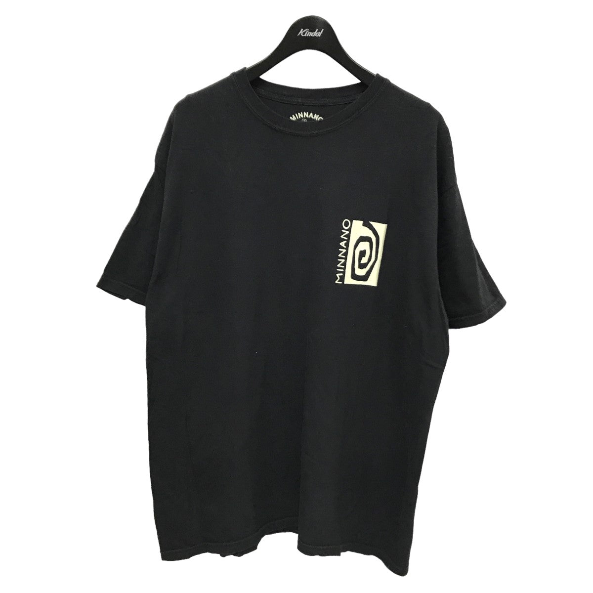 MINNANO(ミンナノ) Rock Tee プリントTシャツ ブラック サイズ XL｜【公式】カインドオルオンライン  ブランド古着・中古通販【kindal】