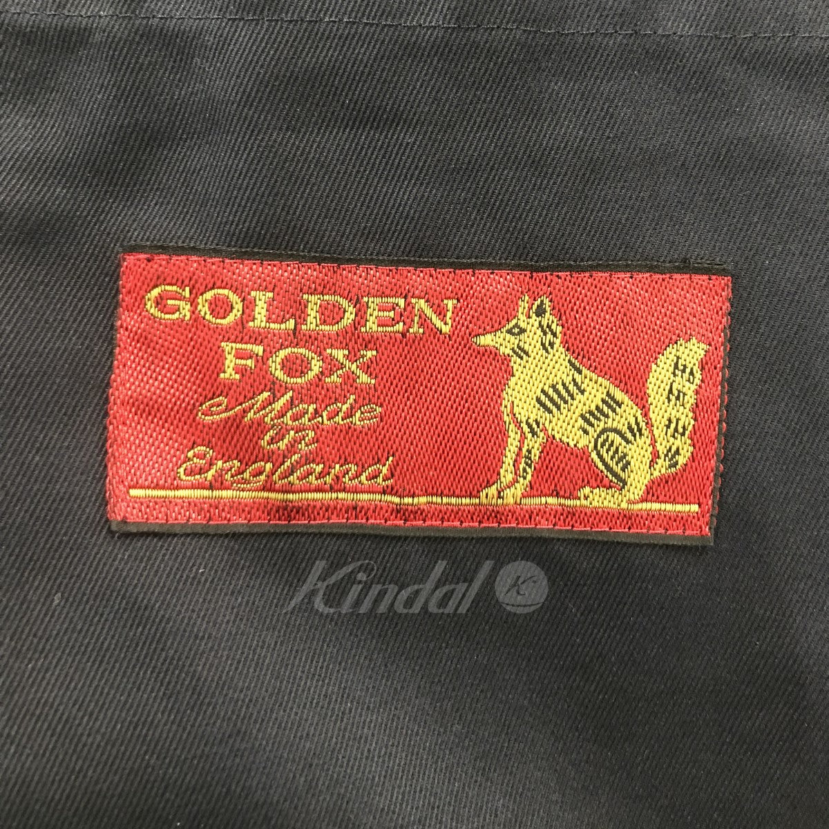 GOLDEN FOXショールカラー切替コート