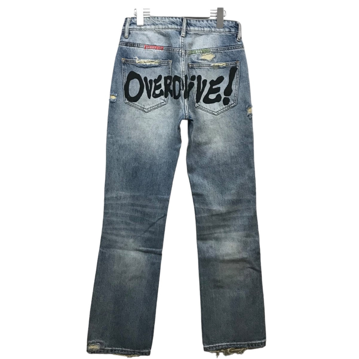 「Overdrive Denim」リペア加工デニムパンツ