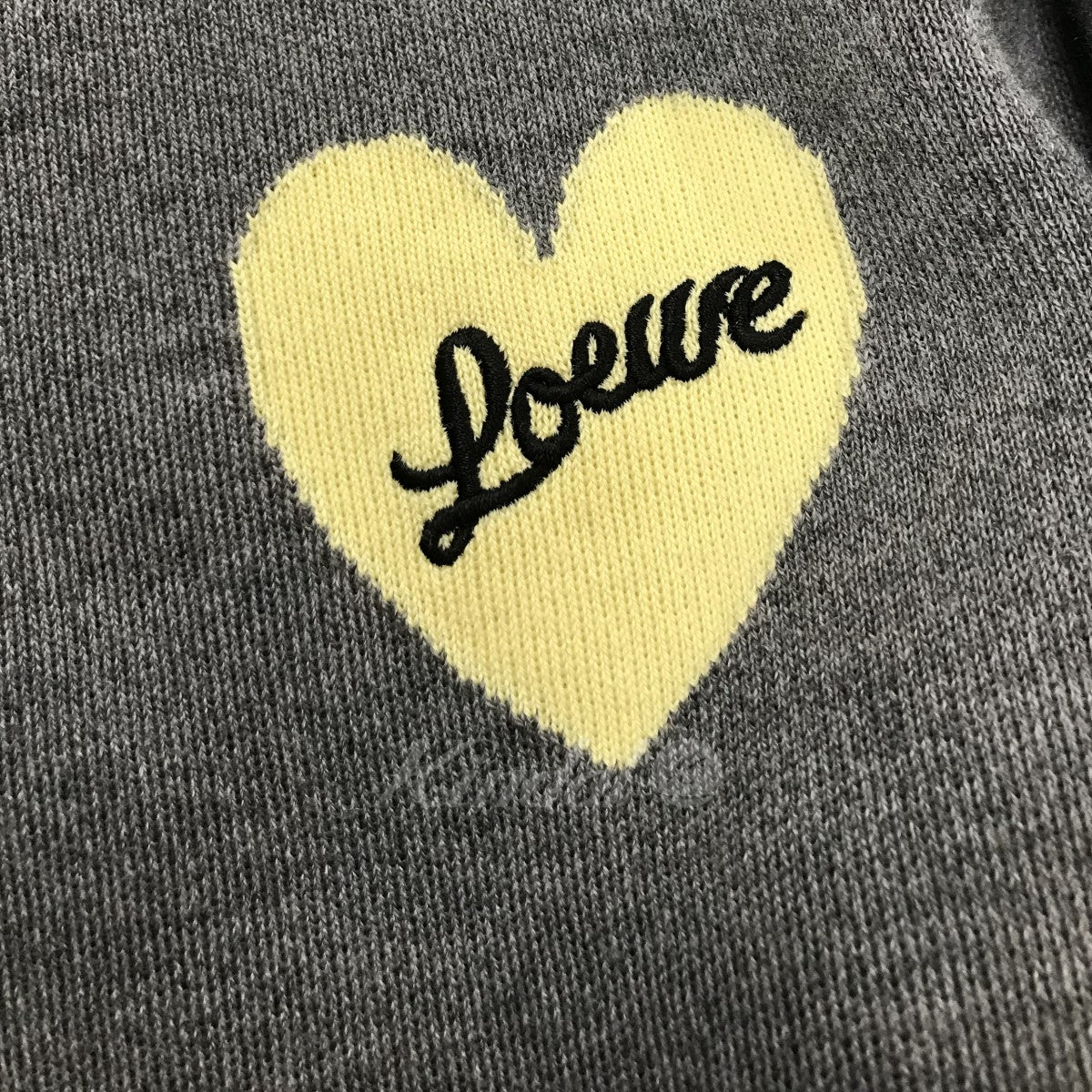 23AW「HEART LOEWE SWEATER」ハートクルーネックニット【値下げ】