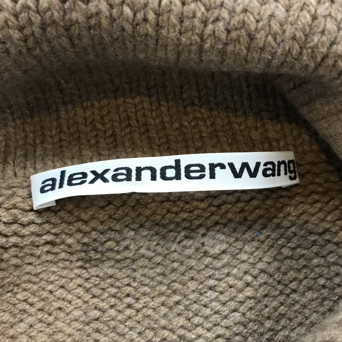ALEXANDER WANG(アレキサンダーワン) 襟付ニットセーター ブラウン 
