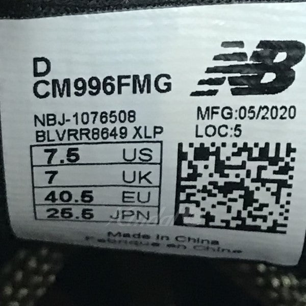 NEW BALANCE×FRANCK MULLER 「CM996FMG」スニーカー 箱 ゴールド ...