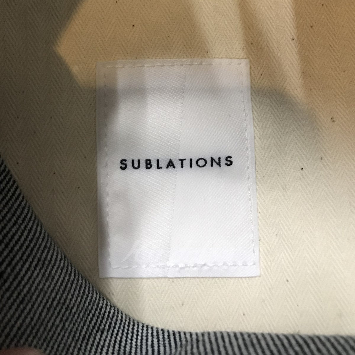 SUBLATIONS(サブレーション) 「SLIM TAPERD SELVEDGE DENIM