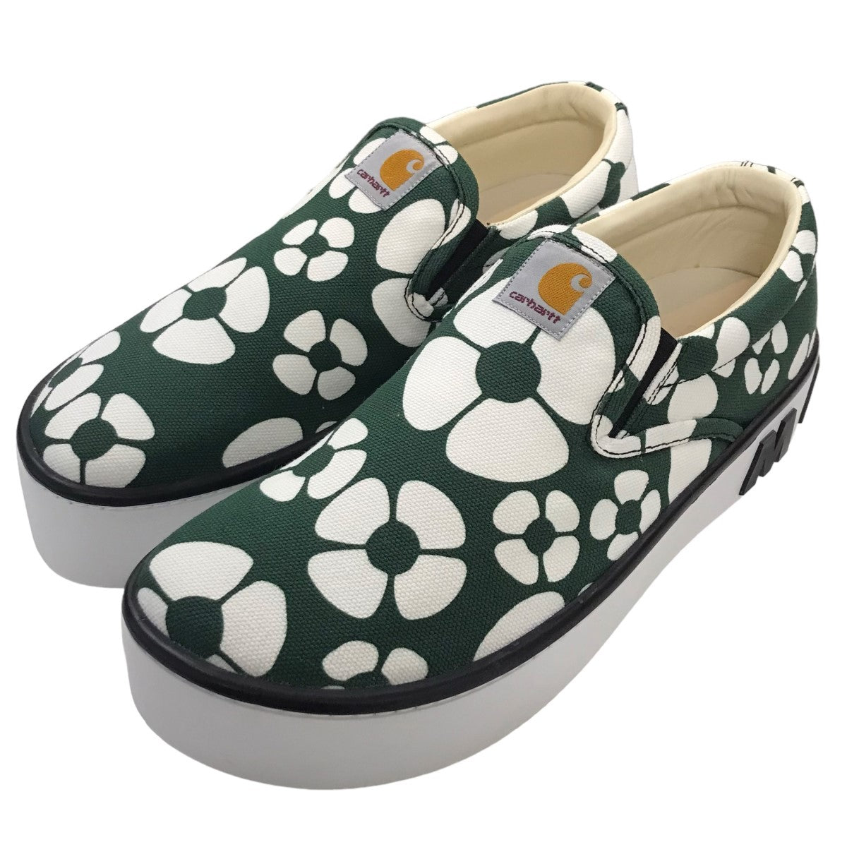 「SLIP-ON SNEAKERS」フラワースリッポン スニーカー