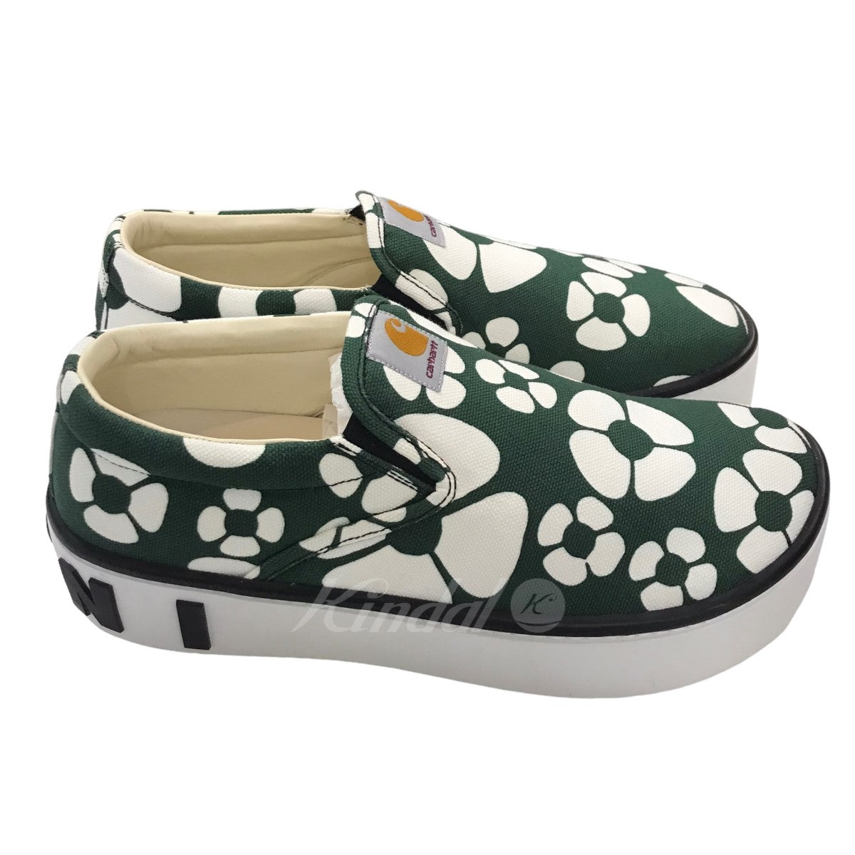 「SLIP-ON SNEAKERS」フラワースリッポン スニーカー