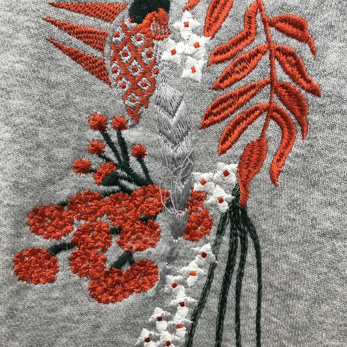 mame スウェット セール 刺繍