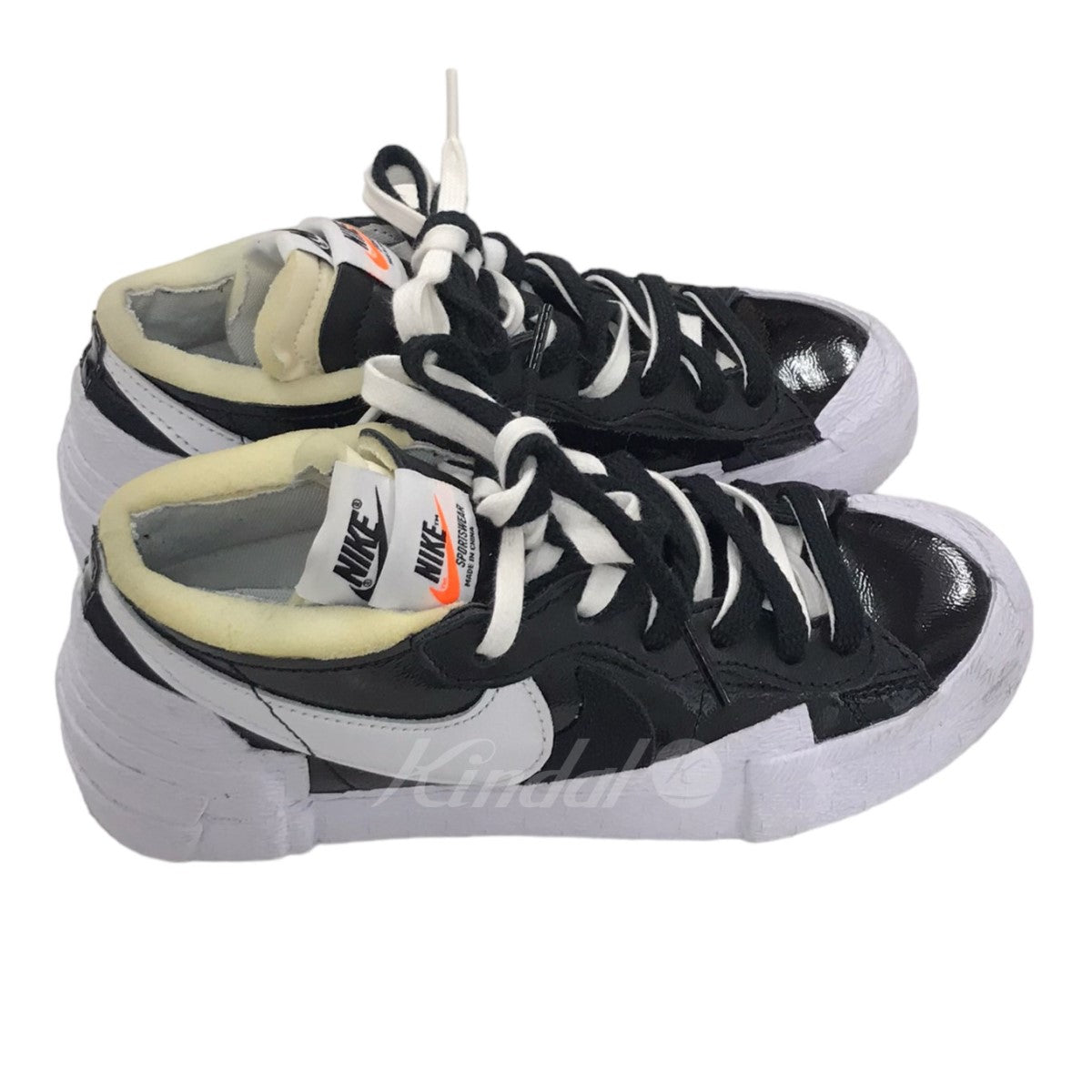 sacai×NIKE 「BLAZER LOW／SACAI」スニーカー DM6443-001 ブラック