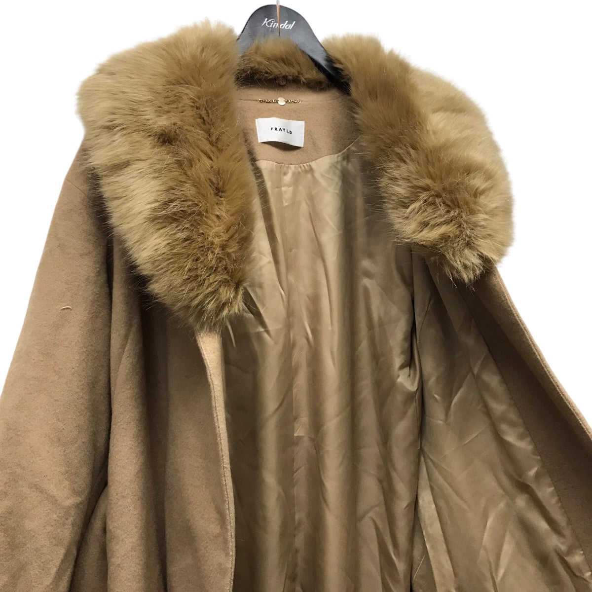 定価57,200円　フレイアイディー　FRAY ID ファーフレアロングコート FRAY I.D（フレイアイディー）の「バルマカンロングコート