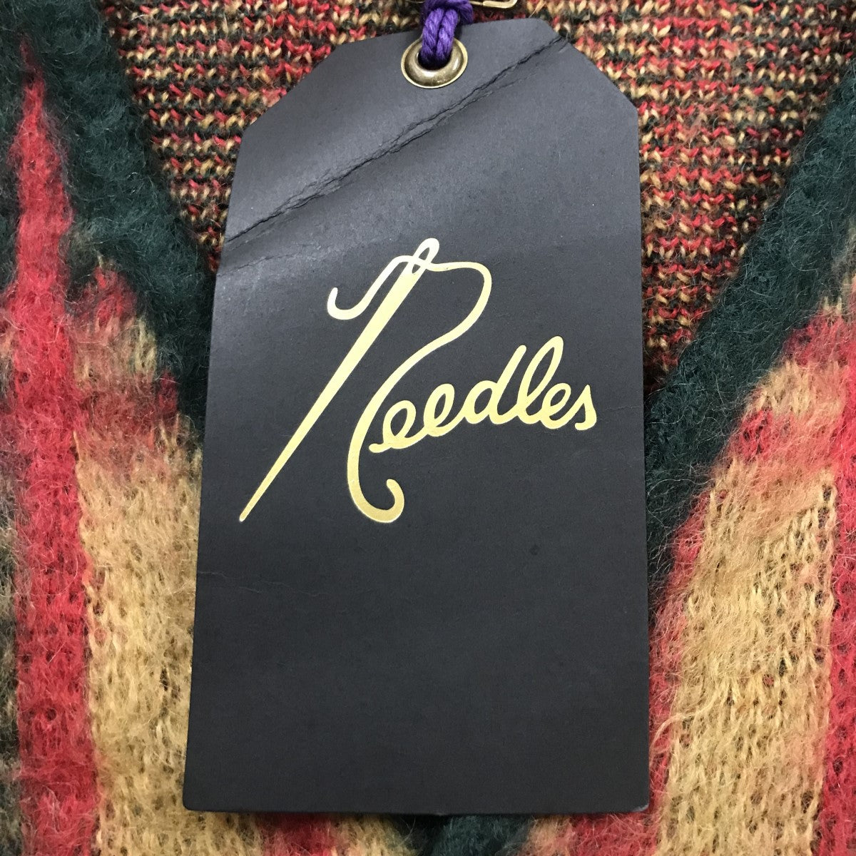 Needles(ニードルス) 【Mohair Cardigan】 チェックモヘア