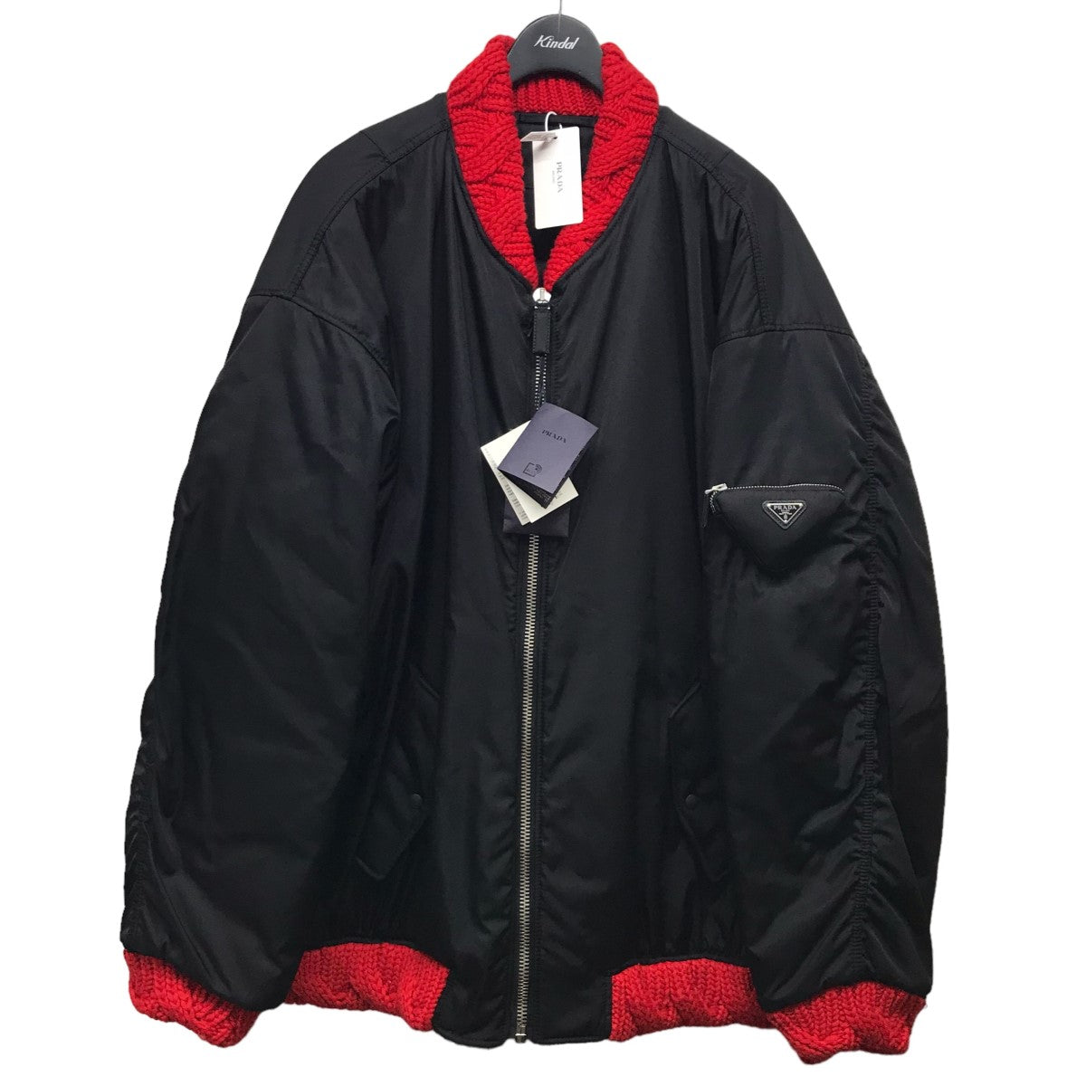 Re-Nylonニットボンバージャケット