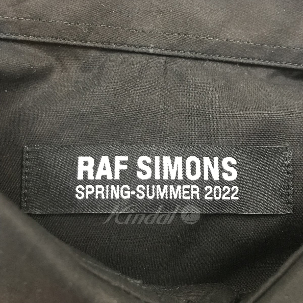 RAF SIMONS(ラフシモンズ) 22SS「RS Big fit PRINT」SOLEMN-Xオーバーサイズシャツ  23-11-2173-414-19-16 ブラック サイズ S｜【公式】カインドオルオンライン ブランド古着・中古通販【kindal】