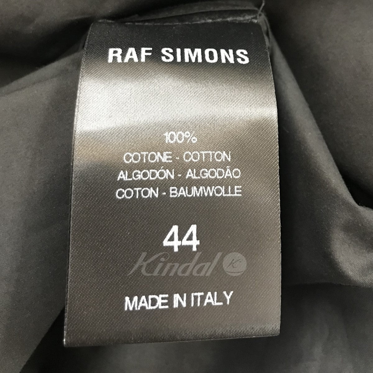 RAF SIMONS(ラフシモンズ) 22SS「RS Big fit PRINT」SOLEMN-Xオーバー