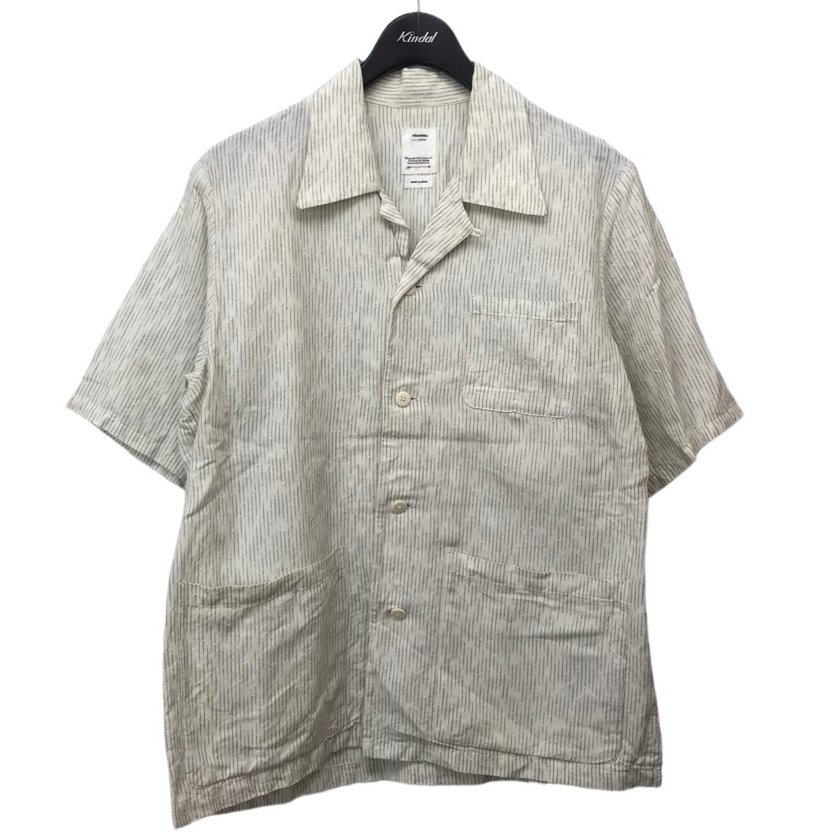 VISVIM(ビズビム) 19SS「ELLERY SHIRT S S」 オープンカラー半袖シャツ 0119105011027