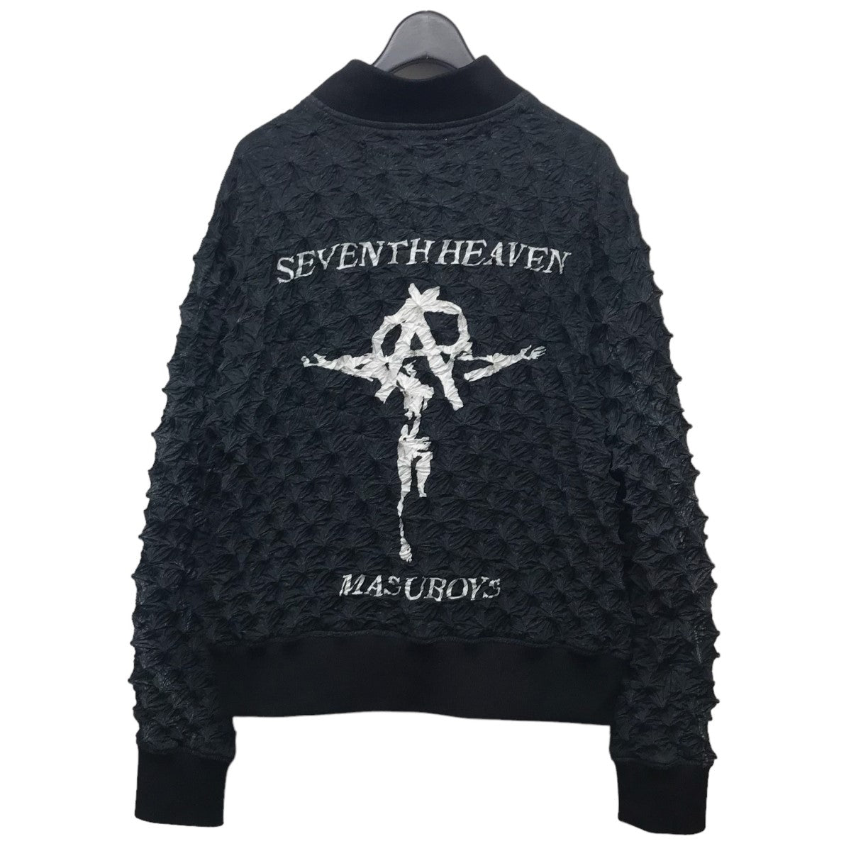 MASU×SEVENTH HEAVEN(エムエーエスユー セブンスヘブン) 「Vintage Black SPIKY JACKET」ヴィンテージブラックスパイキージャケット ブラック サイズ:48 メンズ ジャケット・ブルゾン 中古・古着