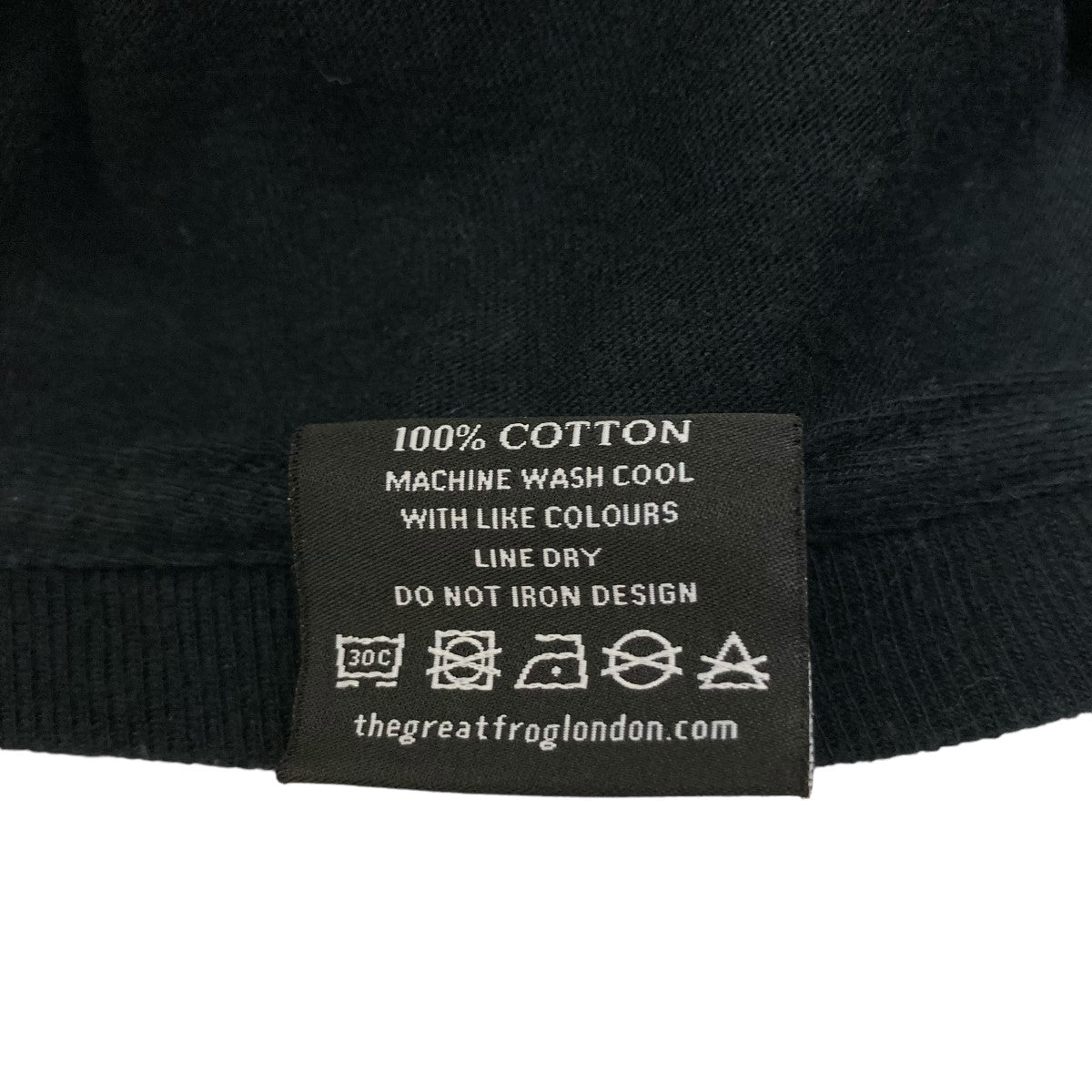 THE GREAT FROG(ザグレートフロッグ) プリントTシャツ ブラック サイズ 