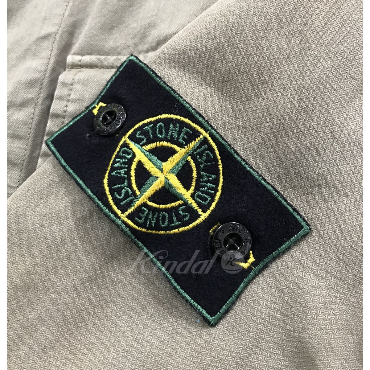 STONE ISLAND(ストーンアイランド) グリーンエッジ ウインドローズパッチミリタリージャケット