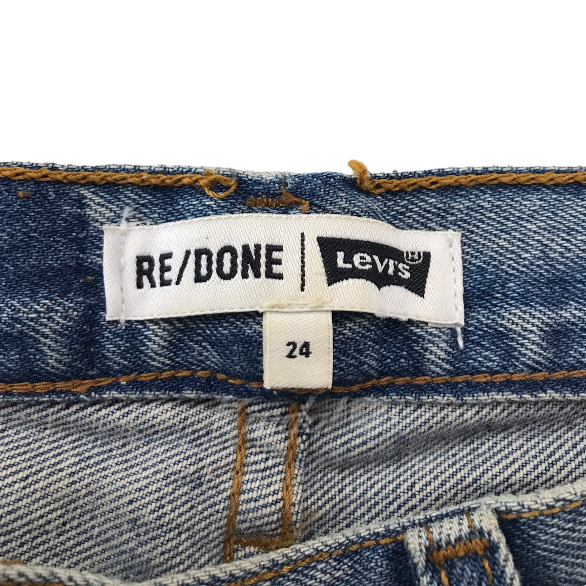 RE／DONE×Levis 再構築リメイクフレアデニムパンツ 9410621312860