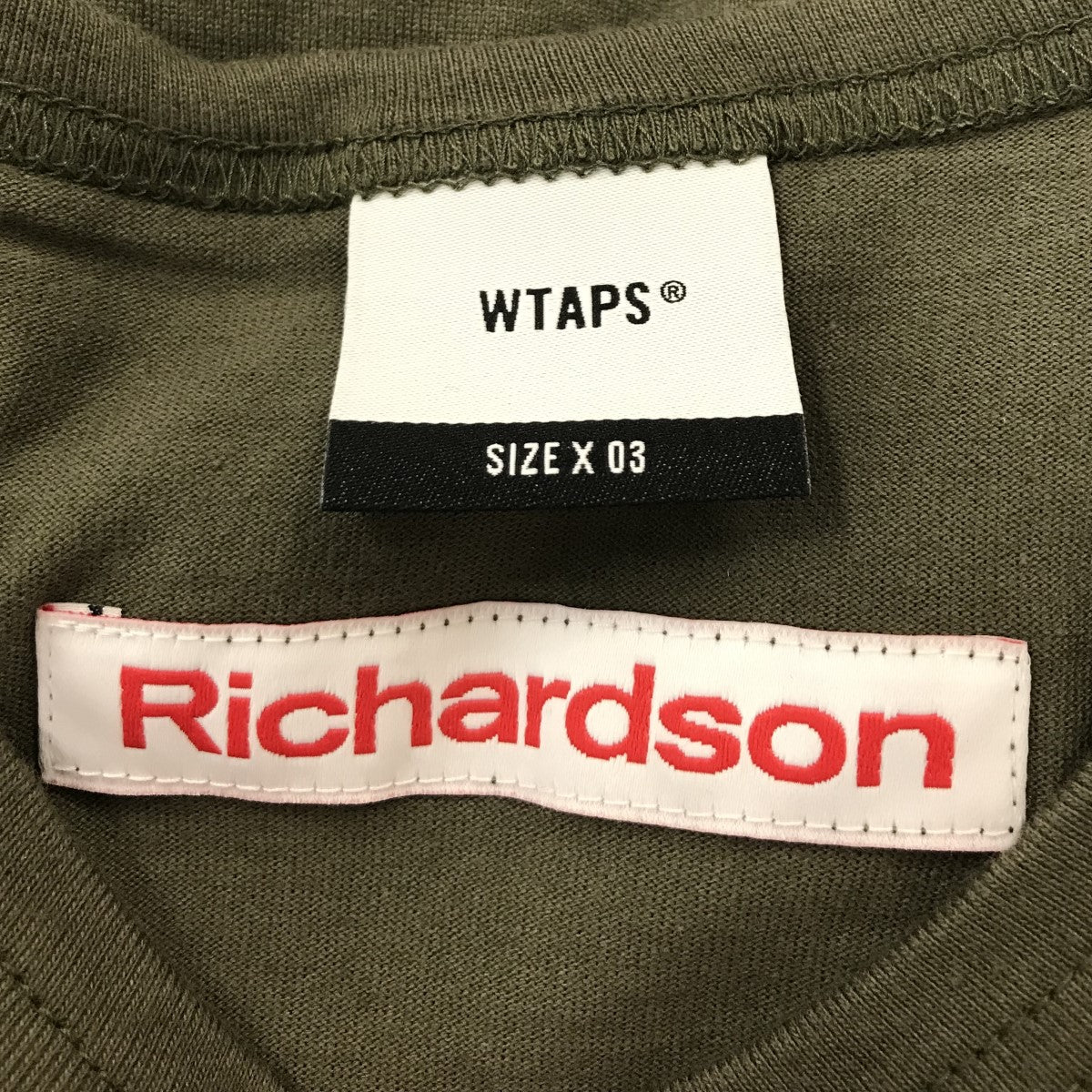 Richardson×WTAPS(リチャードソン×ダブルタップス) 20AW「BIZZ」 ZIP Tシャツ 202ATRID-CSM01S