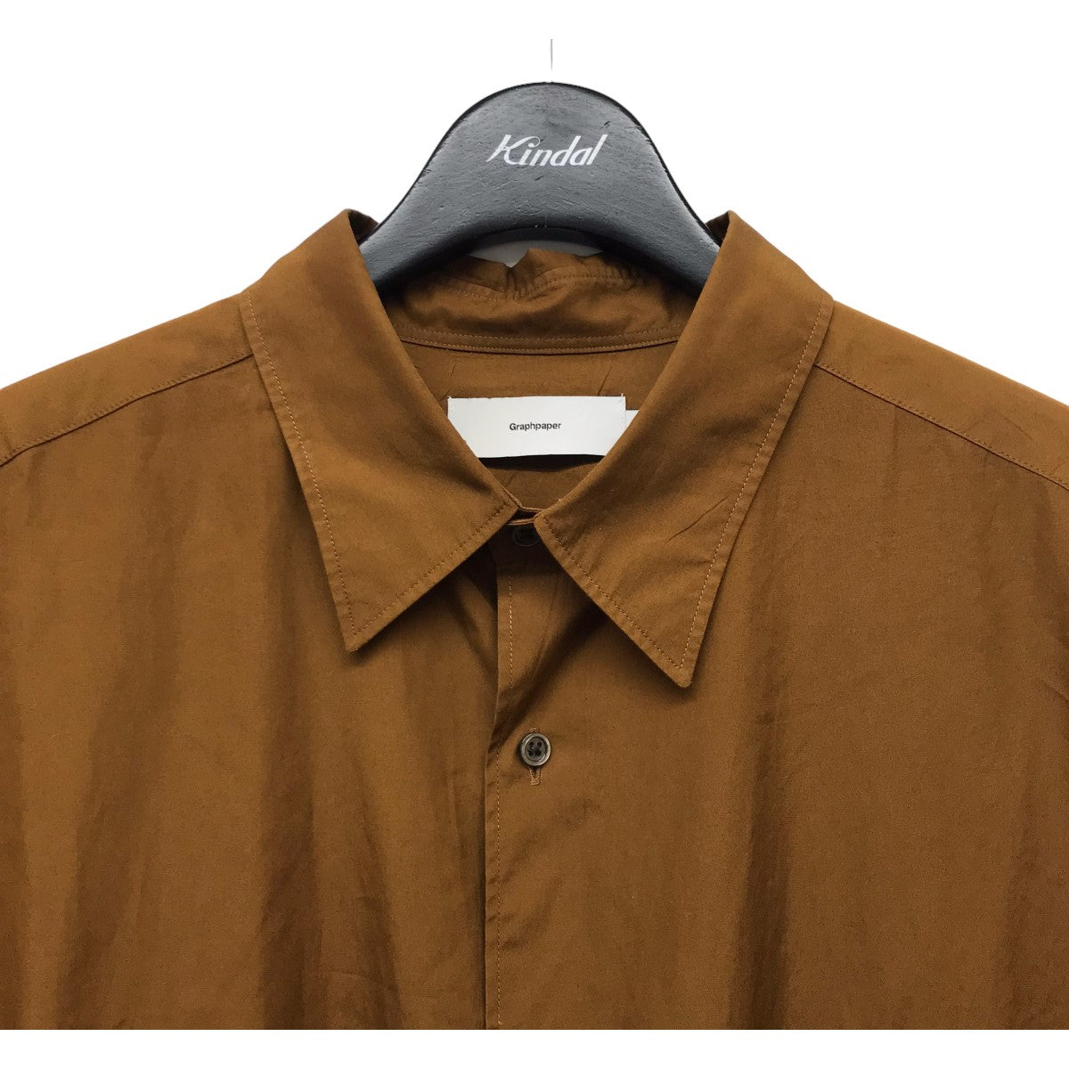 Graphpaper(グラフペーパー) 「Broad L S Oversized Regular Collar Shirt」ブロードオーバーサイズシャツ