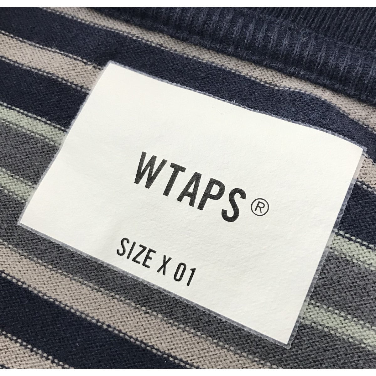 WTAPS(ダブルタップス) 23SS「BDY 01 LS COTTON． TEXTILE． WUT」ボーダーロングTシャツ