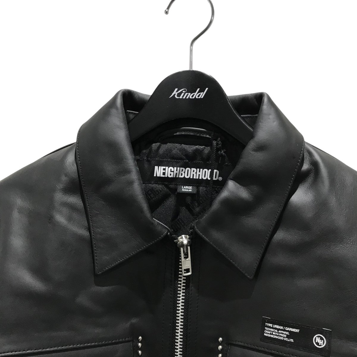 NEIGHBORHOOD(ネイバーフッド) 23AWSTUDS SINGLE LEATHER JACKETスタッズシングルレザージャケット232SZNH-JKM07  232SZNH-JKM07 ブラック サイズ L｜【公式】カインドオルオンライン ブランド古着・中古通販【kindal】