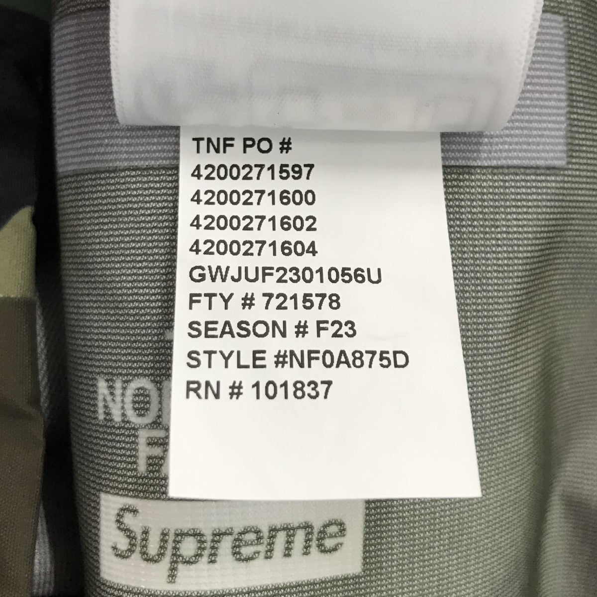 Supreme×THE NORTH FACE 「split Taped Seam Shell Jacket