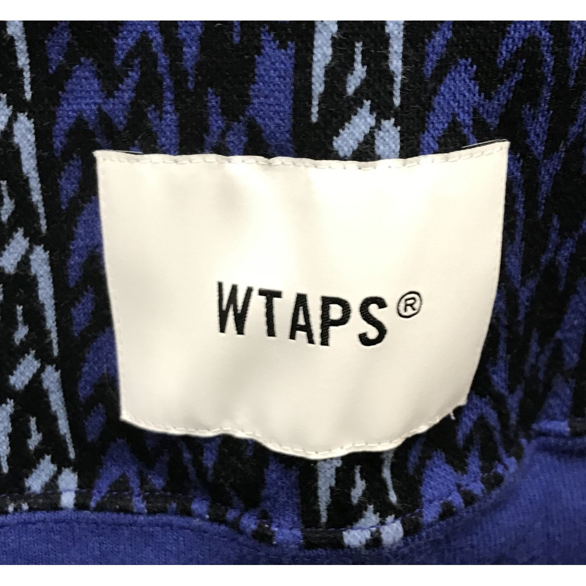 WTAPS(ダブルタップス) 24SS「BDY LS COTTON TEXTILE SIGN」ジャガードコットンジャージーロングスリーブTシャツ  241ATDT-CSM16 ブルー サイズ X01｜【公式】カインドオルオンライン ブランド古着・中古通販【kindal】