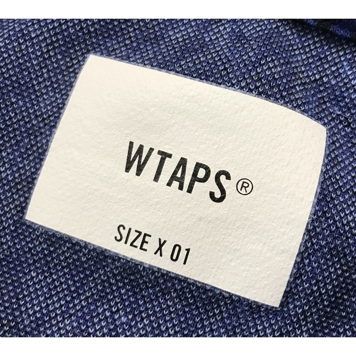 WTAPS(ダブルタップス) 24SS「BDY LS COTTON TEXTILE SIGN」ジャガードコットンジャージーロングスリーブTシャツ  241ATDT-CSM16 ブルー サイズ X01｜【公式】カインドオルオンライン ブランド古着・中古通販【kindal】