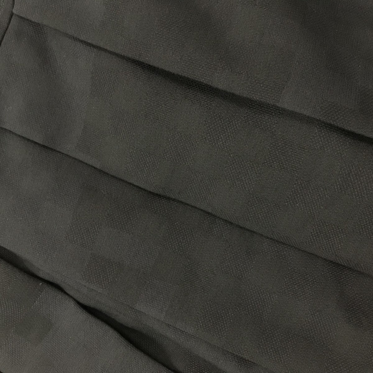 24SS プリーツシルクアンドウールプレンドダミエショーツ