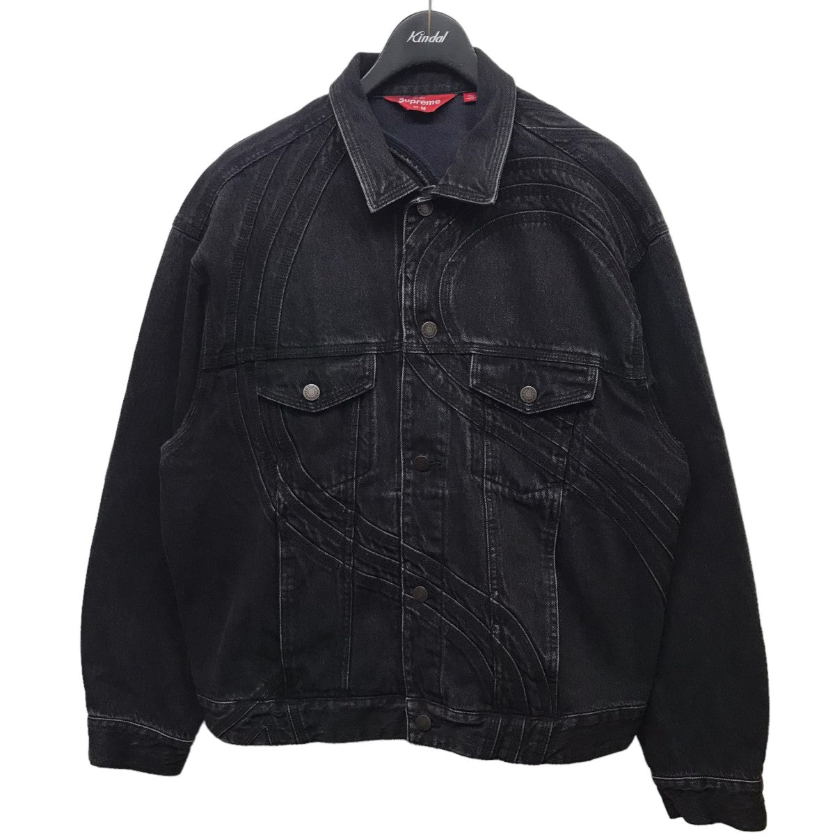 Supreme(シュプリーム) 24SS「S Logo Trucker Jacket」Sロゴデニムトラッカージャケット ウォッシュドブラック サイズ  M｜【公式】カインドオルオンライン ブランド古着・中古通販【kindal】