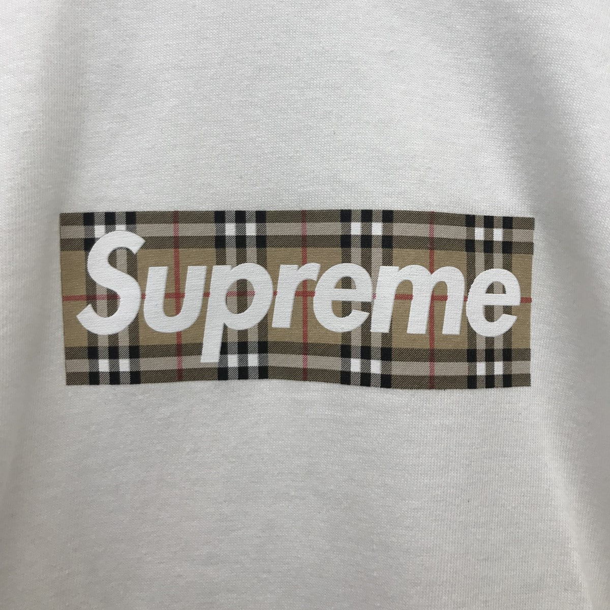 Supreme×BURBERRY 22SS【Box Logo Tee】BOXロゴTシャツ ホワイト サイズ Ｍ｜【公式】カインドオルオンライン  ブランド古着・中古通販【kindal】