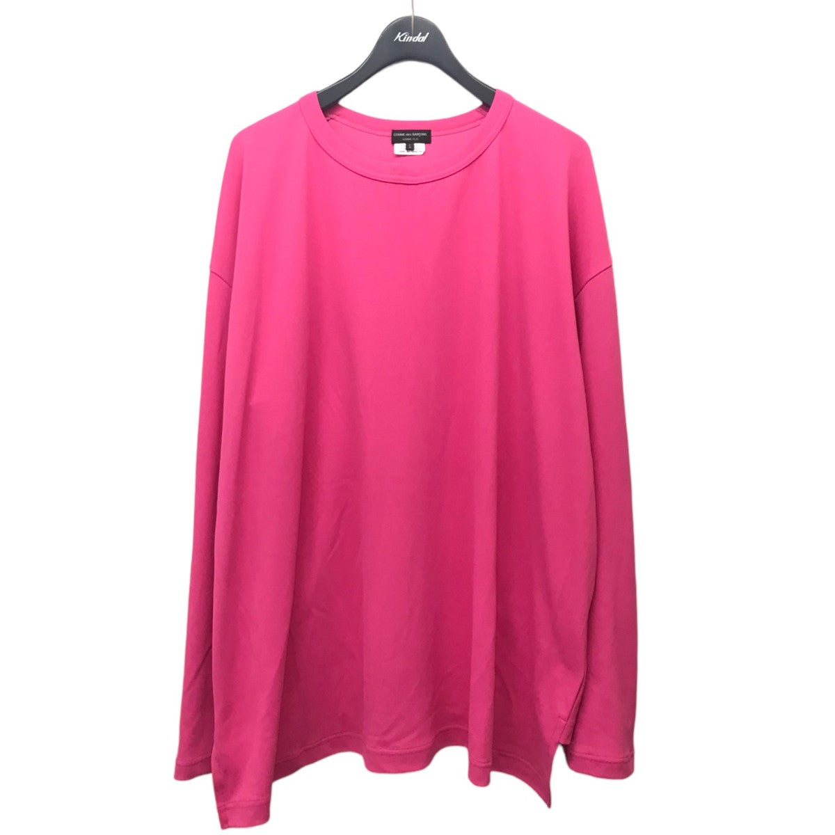 COMME des GARCONS HOMME PLUS(コムデギャルソンオムプリュス) 23AW 【Cut-Out Detail Long  Sleeve T-Shirt 】クルーネックロングTシャツ PL-T024 PL-T024 ピンク サイズ L｜【公式】カインドオルオンライン  ブランド古着・中古通販【kindal】