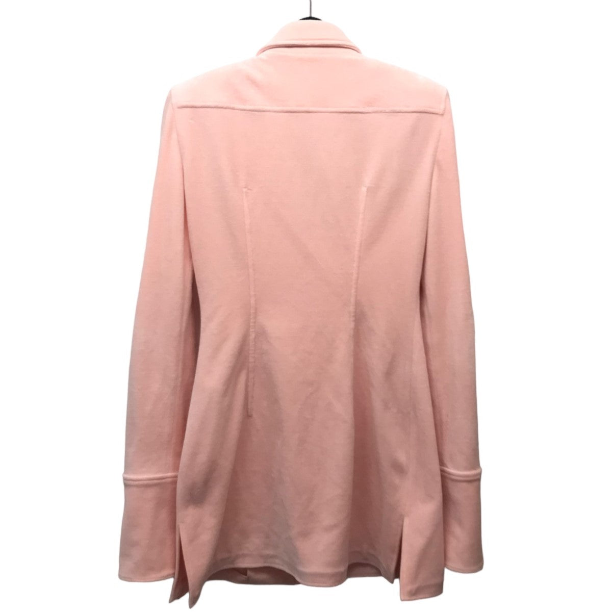 肩パッドピークドラペルスナップボタンジャケット