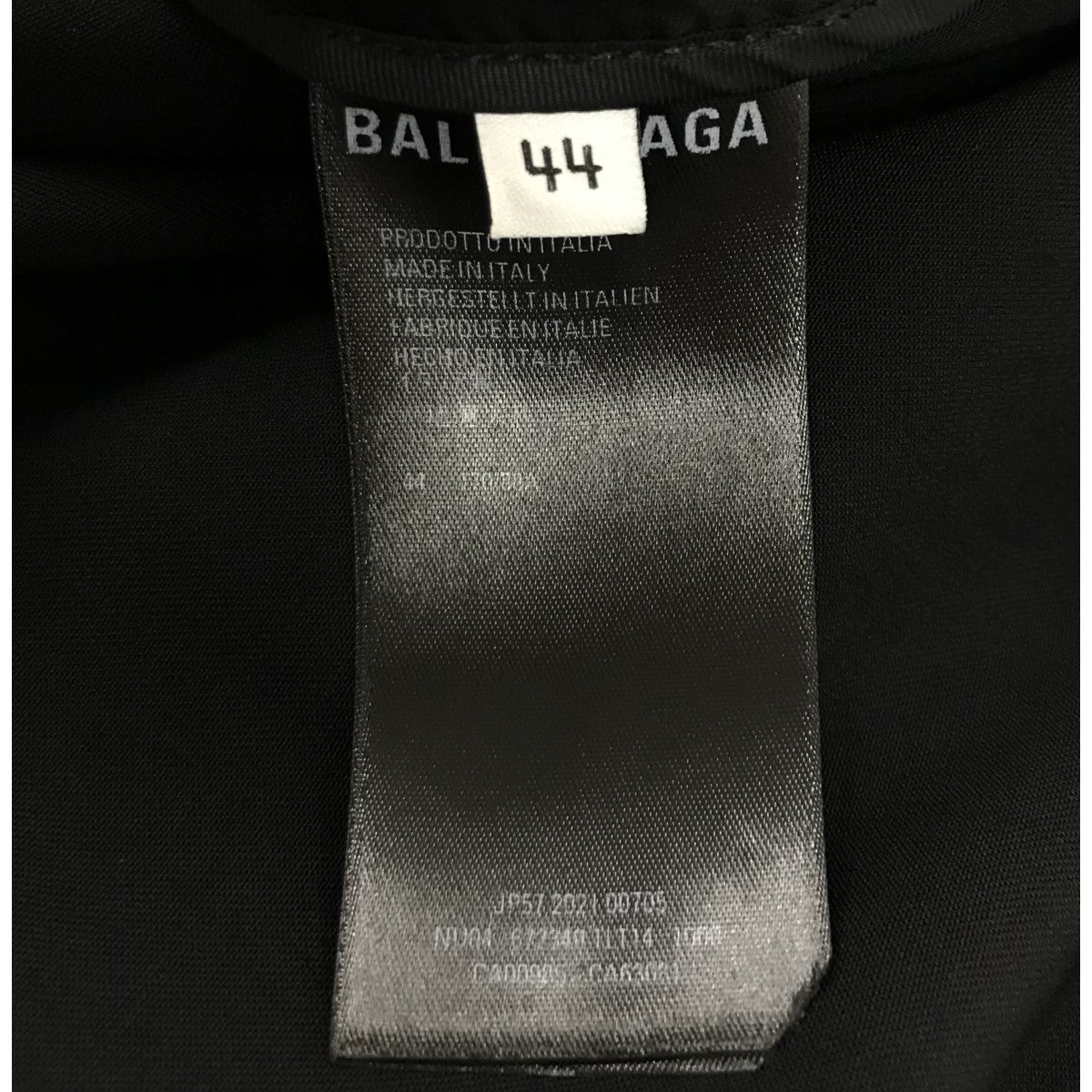 BALENCIAGA(バレンシアガ) スモールフィット比翼テーラードシャツジャケット 672349 ブラック サイズ  15｜【公式】カインドオルオンライン ブランド古着・中古通販【kindal】