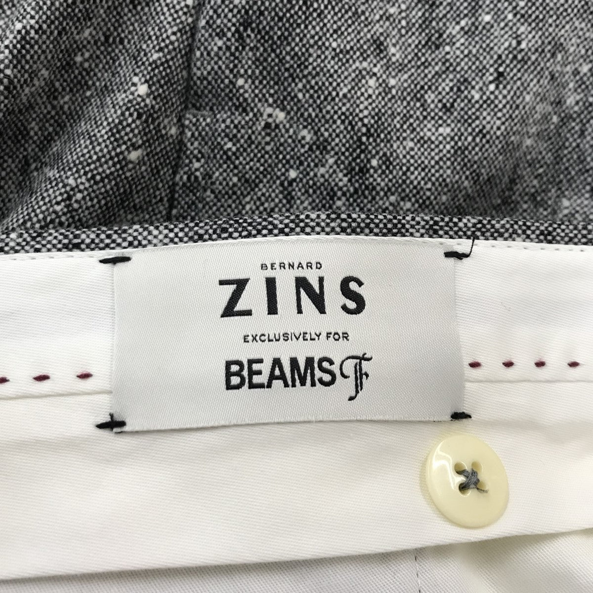 BEAMS f×BERNARD ZINS(ビームスエフ×ベルナール ザンス) 【BAC J 6BL】 ホームスパン スラックス