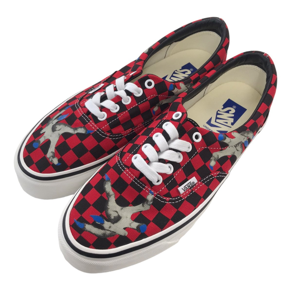 UNDERCOVER×VANS 【Era Reissue 95】 チェッカースリッポン 721278 721278 レッド×ブラック サイズ  27cm｜【公式】カインドオルオンライン ブランド古着・中古通販【kindal】